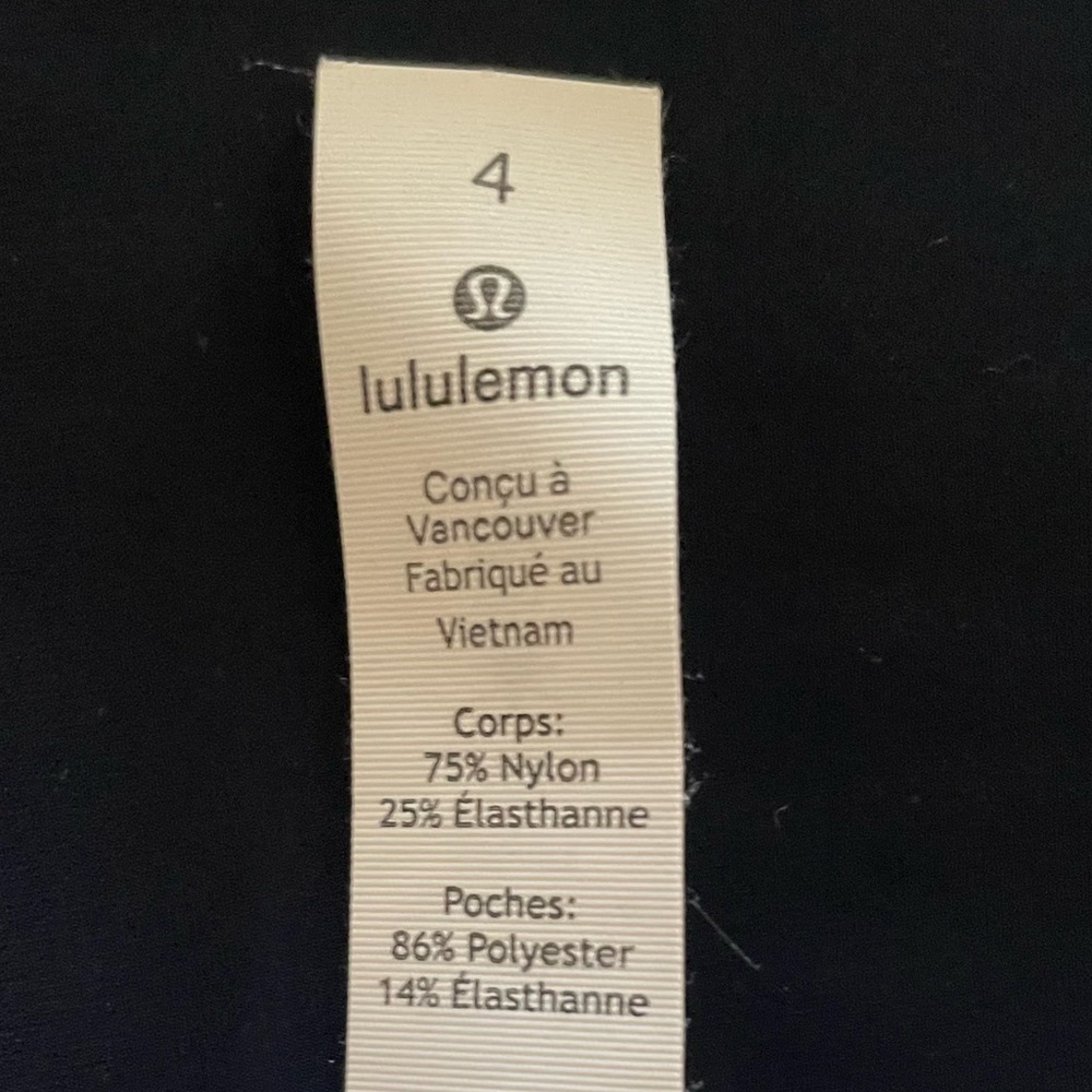 Lululemon On The Move Pant 28" True Navy Size 4 NWOT W5BGZS - Picture 8 of 14